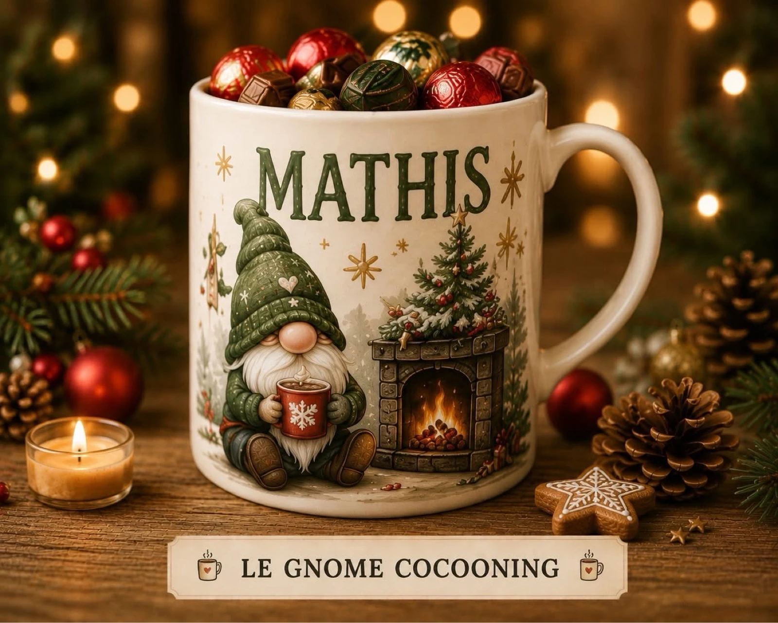 Kerstmokken met naam van het merk Place de Noël – photo 5